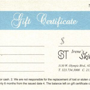 A gift certificate for a personal item.
